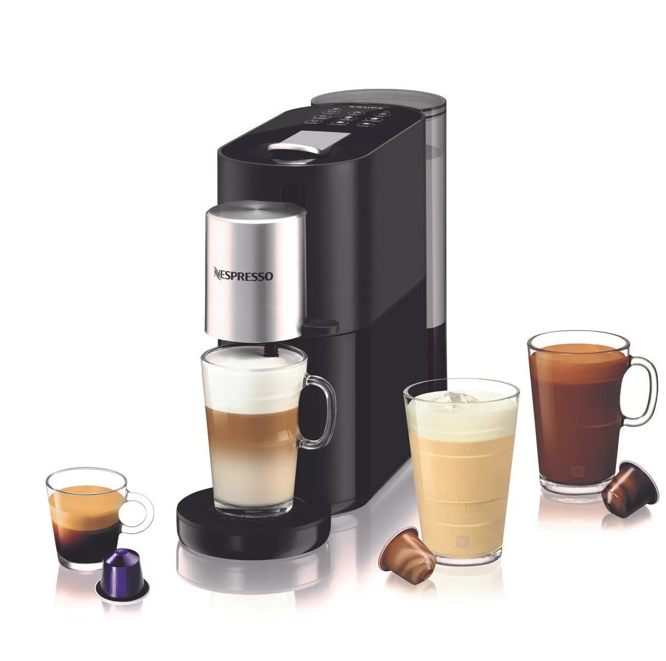 Капсульная кофеварка Krups Nespresso Atelier XN890810 CB C303