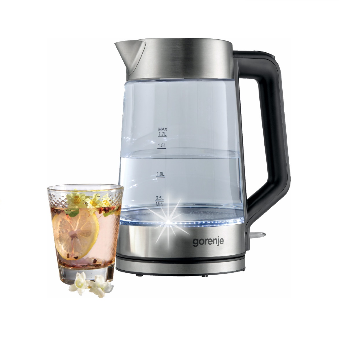 Чайник электрический Gorenje K17GED 1,7 литров 2200Вт CB WS410