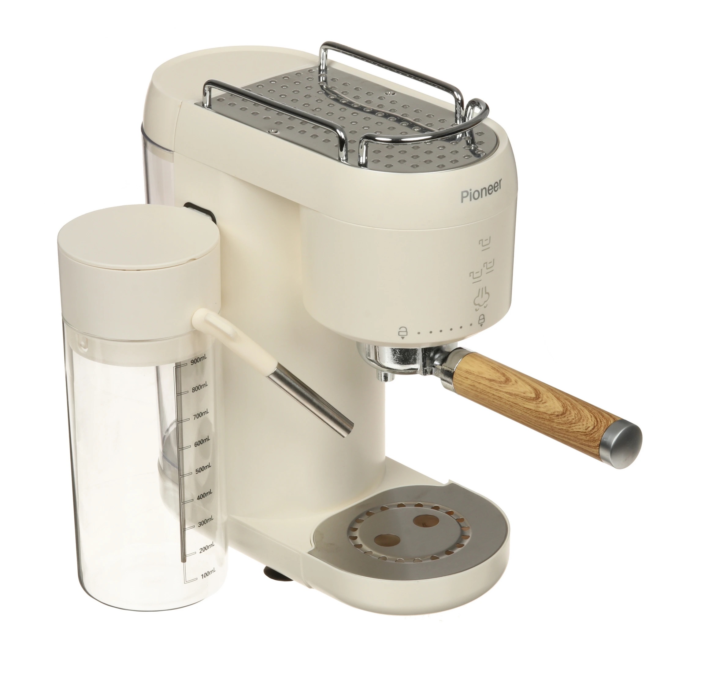 Кофеварка рожкового типа Pioneer CMA019 white BC C301