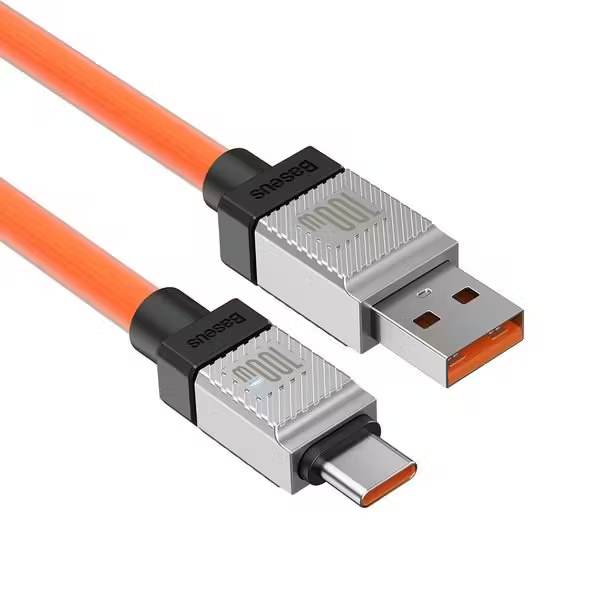 Кабель Baseus CoolPlay Series Fast Charging Cable USB-A/USB-C 100W 1m Orange CB PC382